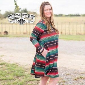 Crazy Train Tinsel Town Dress  Women's Size S  NWT
